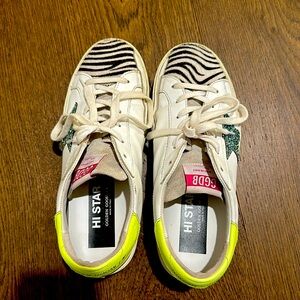 Authentic Golden Goose Hi-Star Sneakers